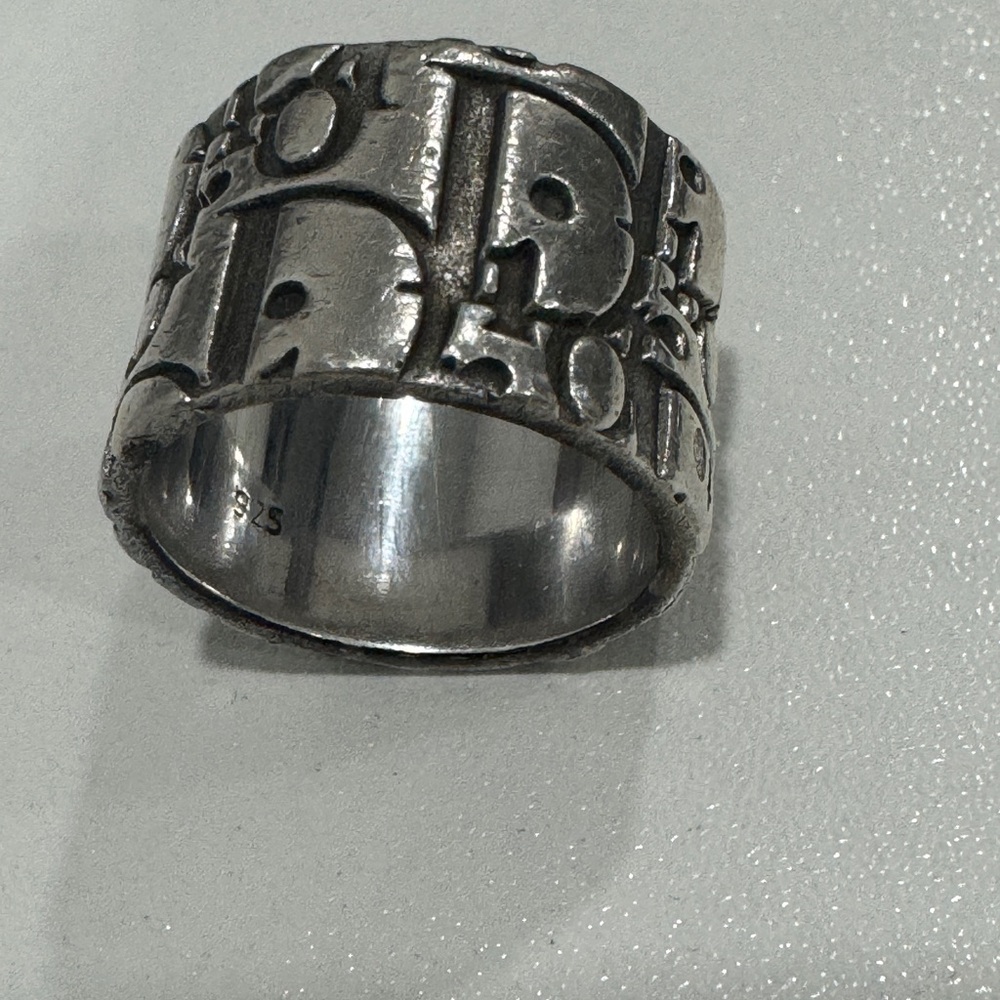 Dior oblique silver 925 ring - size 6